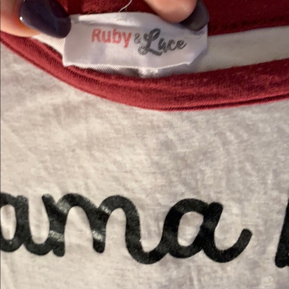 Ruby & Lace Maternity “Mama Bear” TShirt - Size XL - Picture 3 of 3